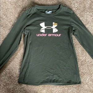 Long sleeve green shirt